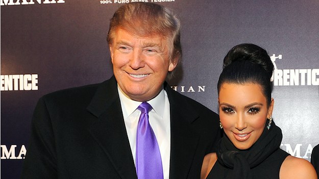 Donald Trump and Kim Kardashian in 2010