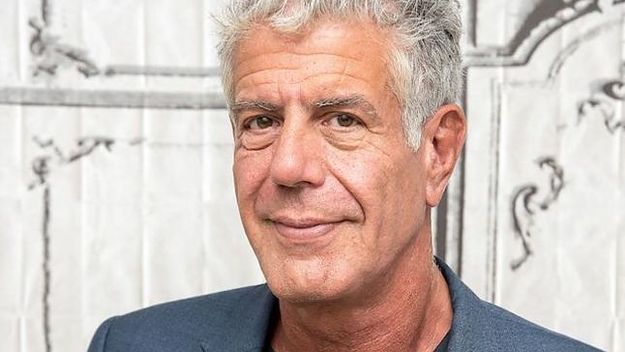 This is a picture of Anthony Bourdain.