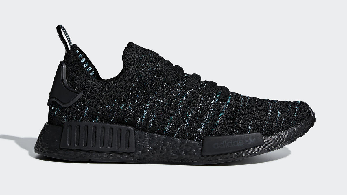 parley adidas nmd r1 core black blue spirit aq0943 lateral