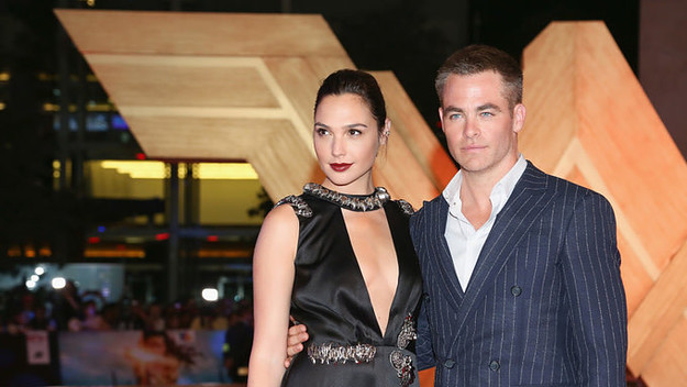 Gal Gadot and Chris Pine attend the 'Wonder Woman' Mexico City premiere