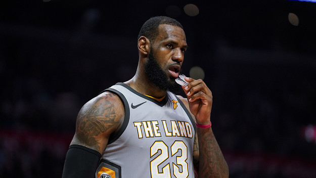 LeBron James Staples Center Mouthguard 2018