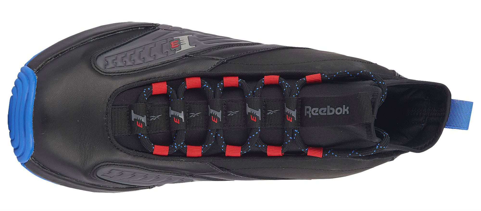 Size‎ 9.5 - Reebok Answer 4.5 Black Ash Grey Red Blue. Reebok Style # CN5841 reebok-answer-4-5-black-ash-  main image 4