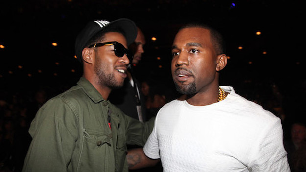 This is a picture of Kanye West and Kid Cudi.