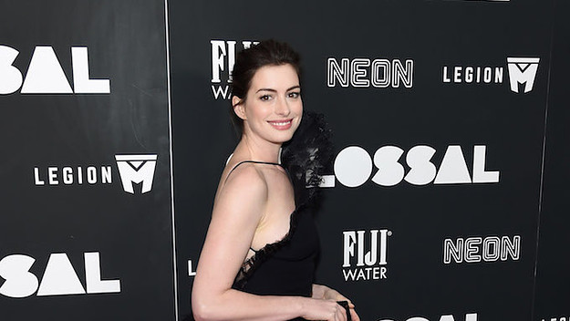 Anne Hathaway in New York