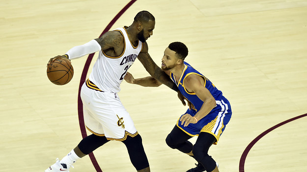 LeBron James Steph Curry Game 3 NBA Finals 2017