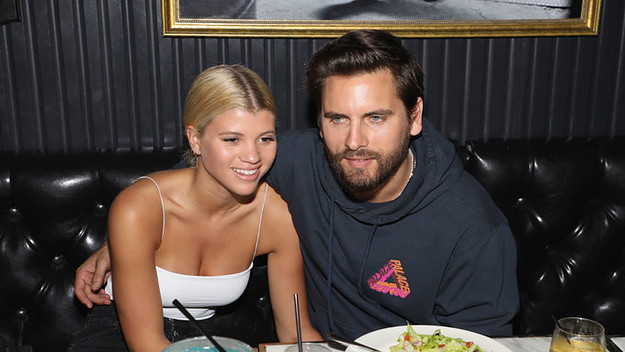 Sofia Richie and Scott Disick at Sugar Factory American Brasserie