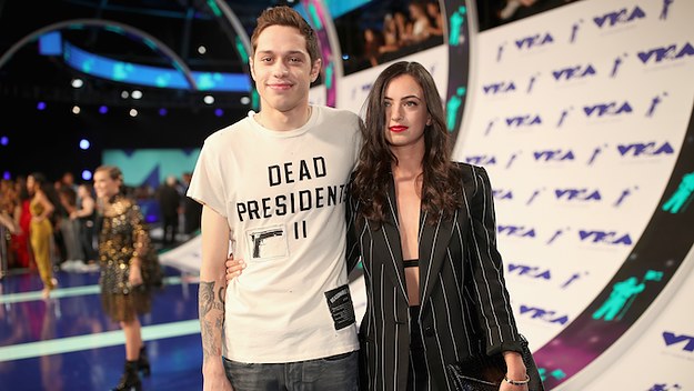 Pete Davidson and Cazzie David