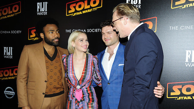 'Solo: A Star Wars Story' cast.
