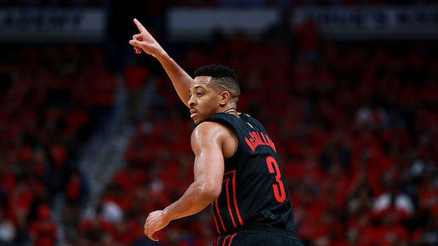 CJ McCollum #3 of the Portland Trail Blazers.
