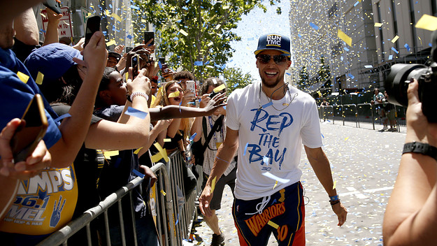 Steph Curry 2018 Parade Oakland