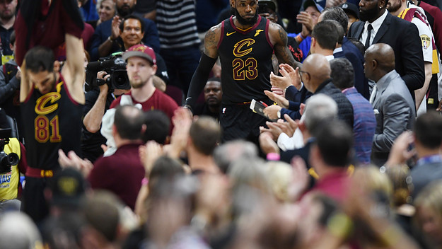 LeBron James Game 4 NBA Finals 2018 Exit