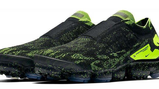 Acronym x Nike Air VaporMax Moc 2 'Black/Volt/Black' AQ0996 007 (Pair)