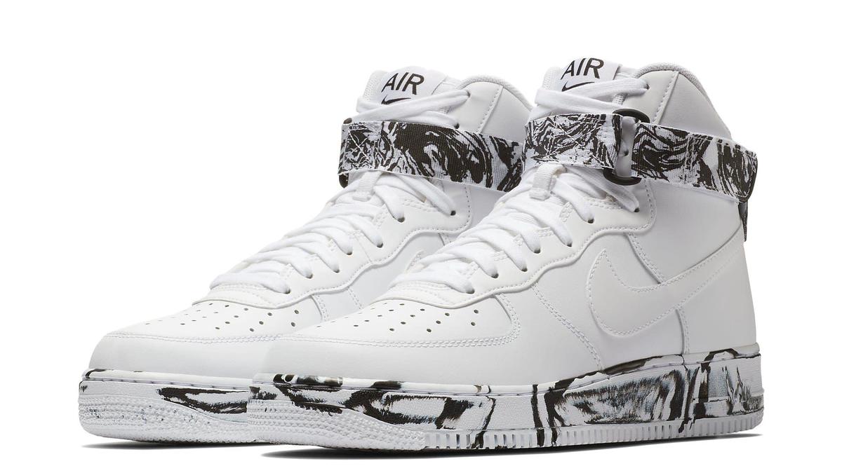 Nike Air Force 1 High 'White/Black/White' AT3293 100 (Pair)