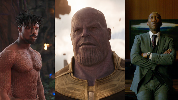 Killmonger, Thanos, and Cottonmouth