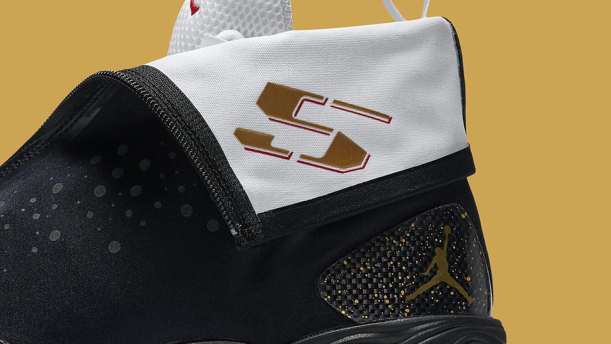 Air Jordan 28 'Locked and Loaded' 555109 007 (Detail)