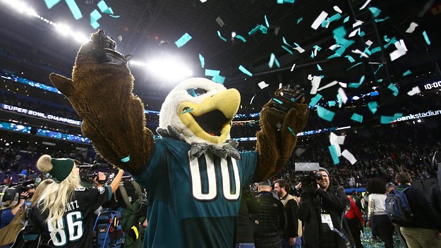 Philadelphia Eagle Mascot Super Bowl LII 2018