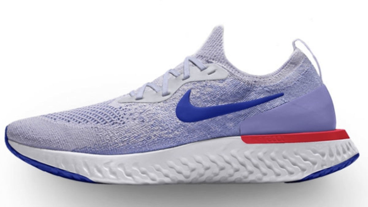 Nike Epic React Flyknit iD 'Light Blue/Red'