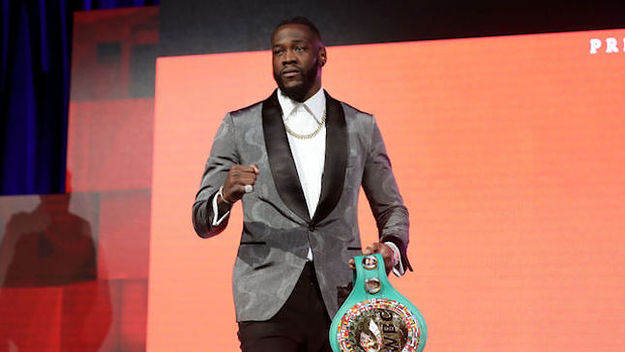 This is a picture of Deontay Wilder.