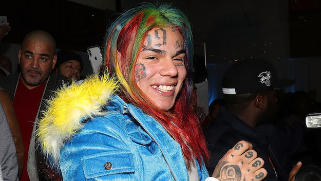 6ix9ine Headphones Kanye Troll