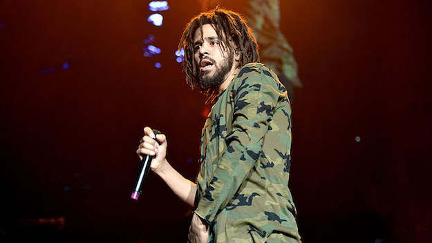 Singer J. Cole performs onstage during the Real 92.3 Real Show.