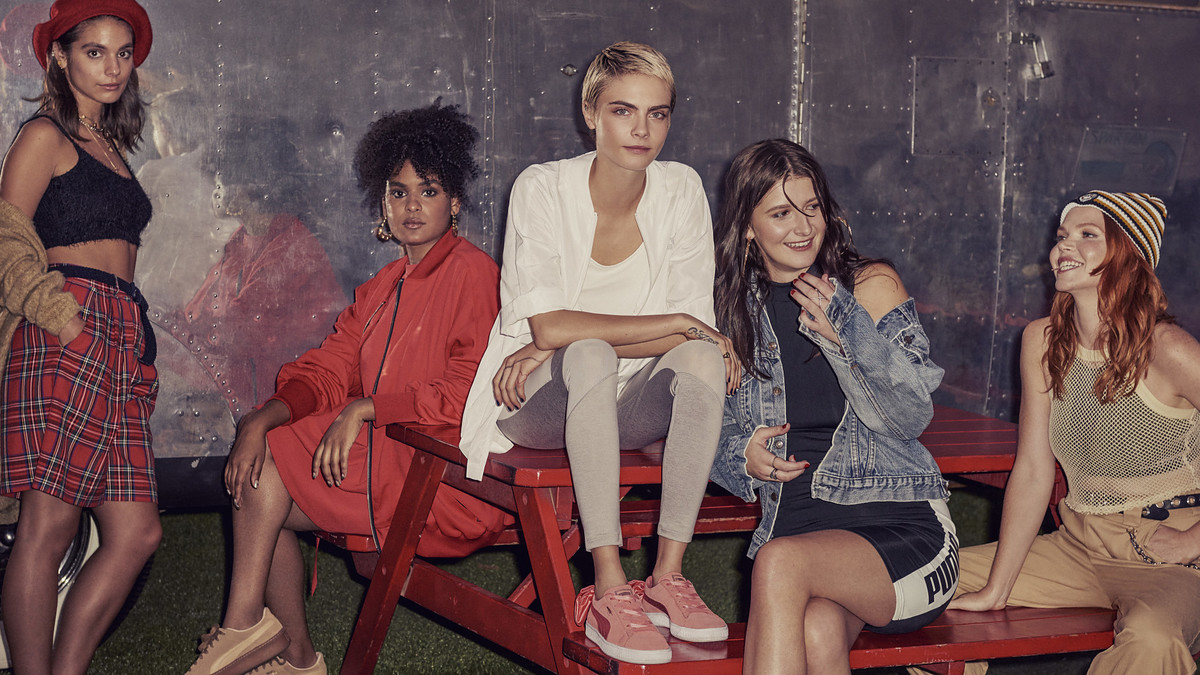 Cara Delevingne Puma Suede Bow 1