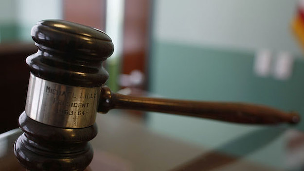 A judge's gavel