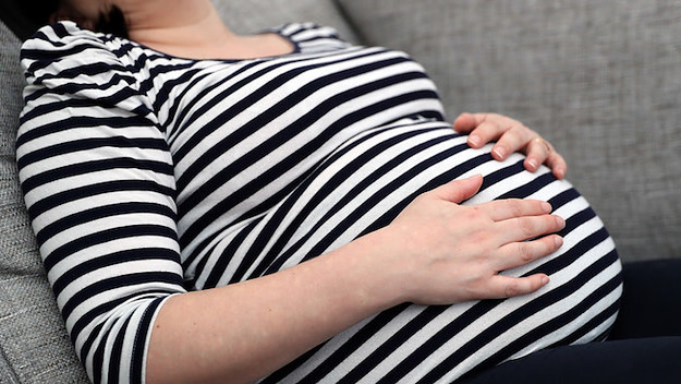 Pregnant Florida Woman's Belly