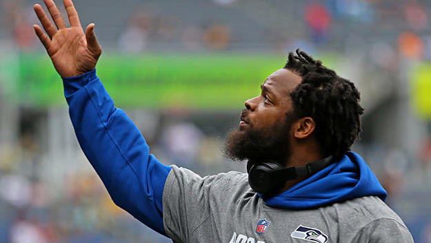 Michael Bennett at the 2018 Pro Bowl