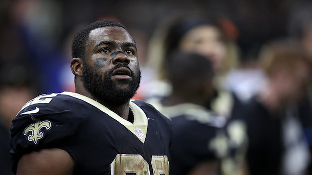 Mark Ingram #22 of the New Orleans Saints.