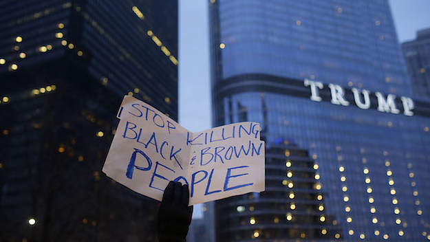Black Lives Matter protest sign
