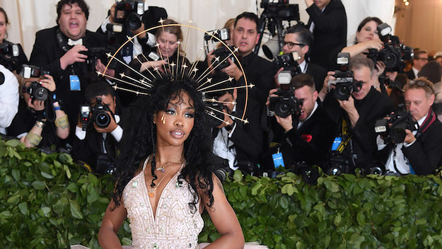 SZA attends the Met Gala.