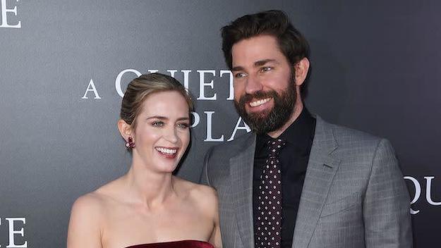 Emily Blunt and John Krasinski.