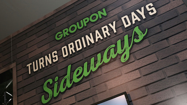 A Groupon station