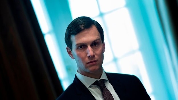 Jared Kushner waits for a meeting with Prime Minister of Malaysia Najib Razak