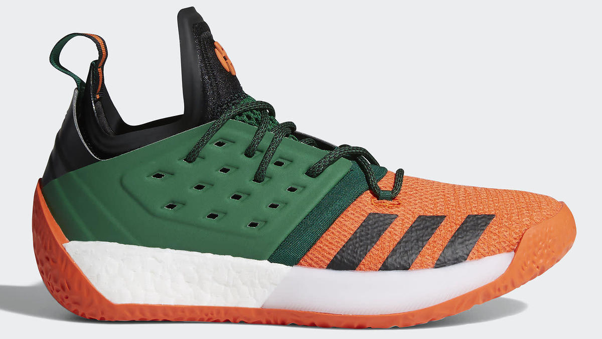 Adidas Harden Vol. 2 'Miami Hurricanes'
