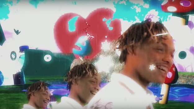 A screenshot of Fijimacintosh's video for 'Wintertime Nights'