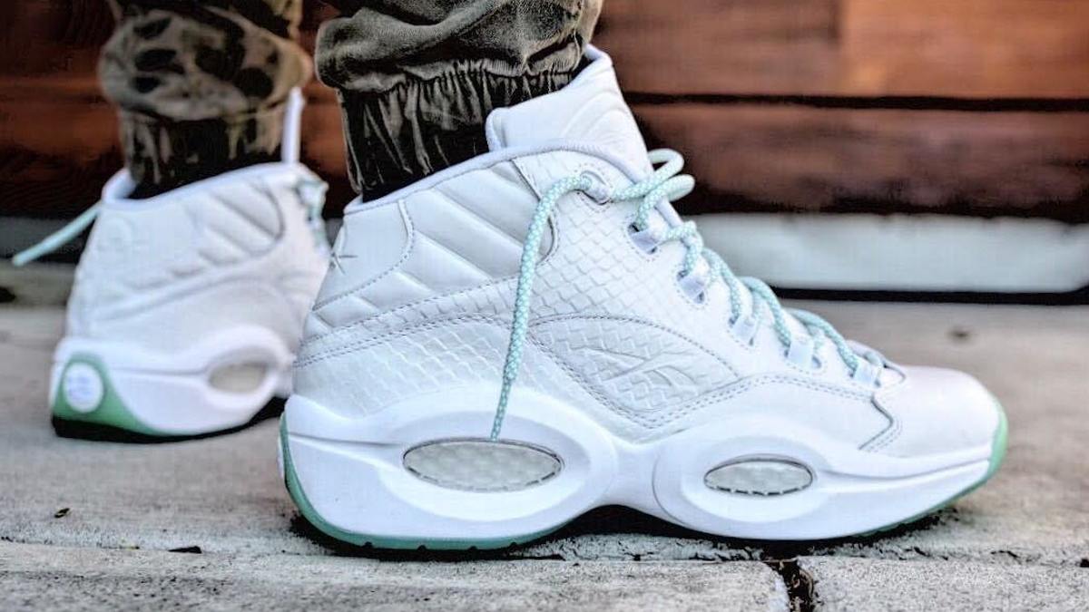 Reebok Question Mint Glow Release Date CM9417 Profile
