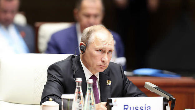 This is a picture of Vladimir Putin.