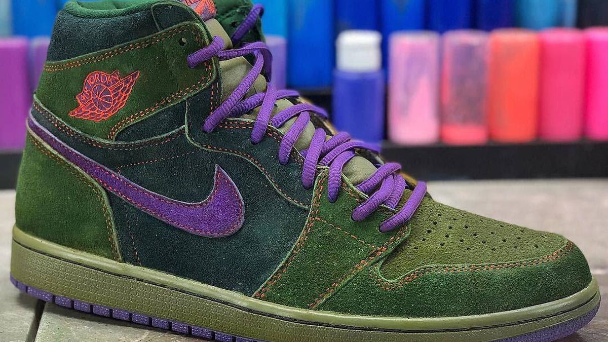 Air Jordan 1 Skunk Custom Andrew Lewis Profile