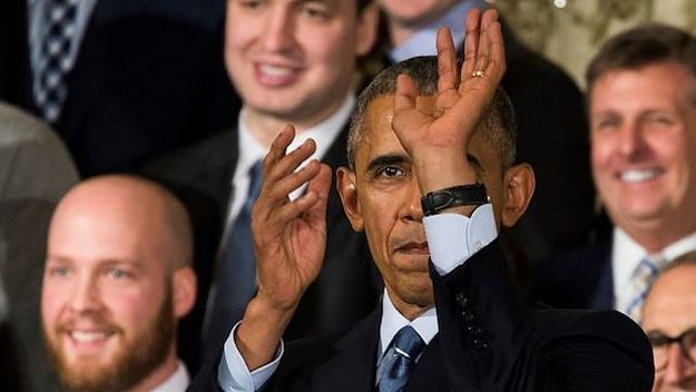 This is a picture of Barack Obama.