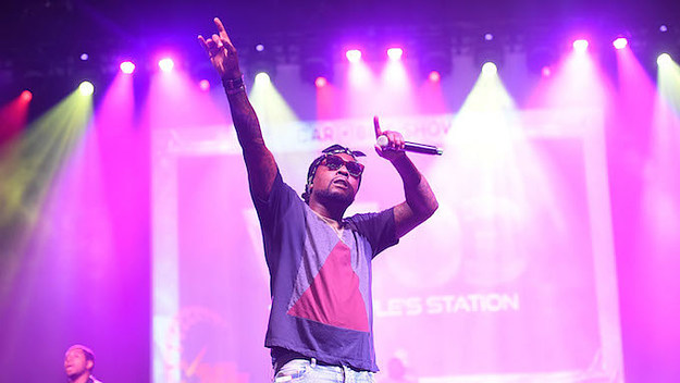 Rapper Wale performs at 2017 V 103 Care & Bike Show.