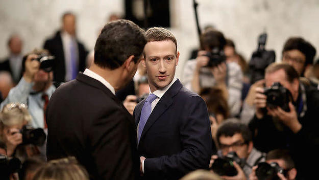 Mark Zuckerberg Senate