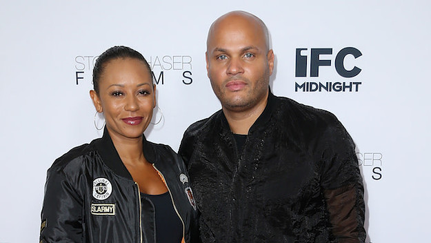 Singer Mel B and husband Stephen Belafonte attend the premiere of IFC Midnight's 'Intruder.'