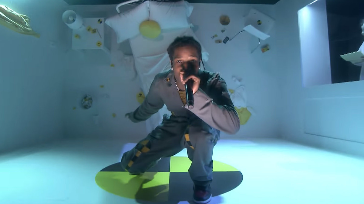 ASAP Rocky Wears Air Jordans on 'The Tonight Show'