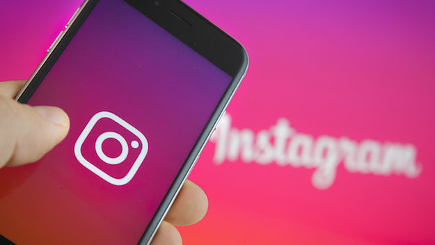 Photograph of Instagram logo