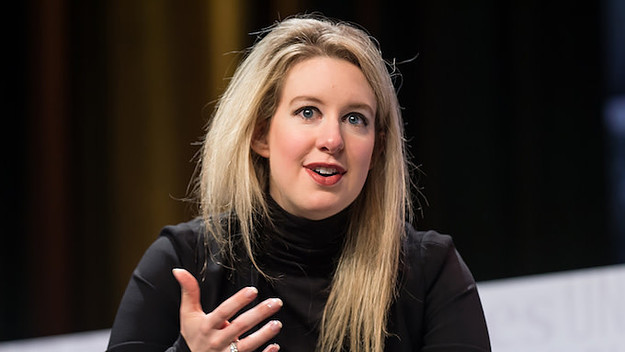 Theranos Elizabeth Holmes attends the Forbes Under 30 Summit.
