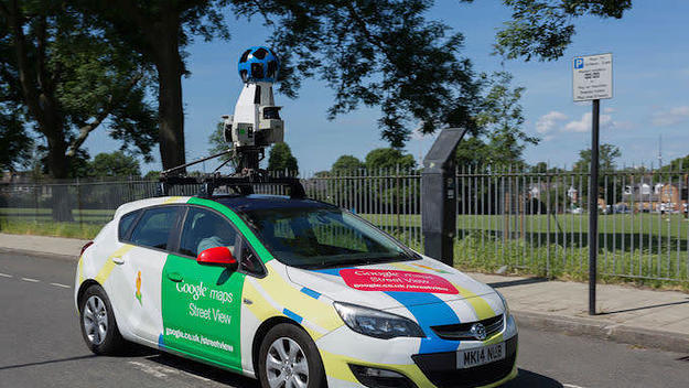 google maps car