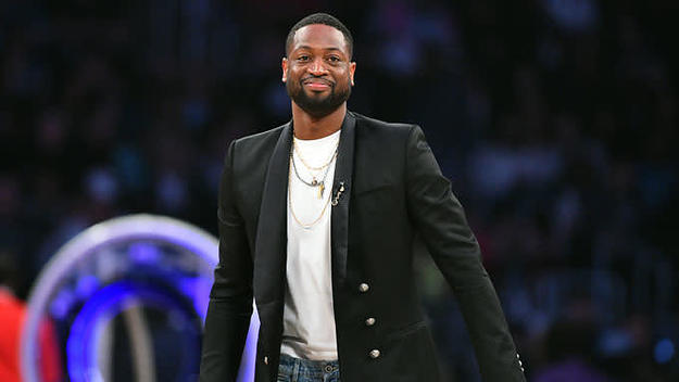 Dwyane Wade at the All Star Game.