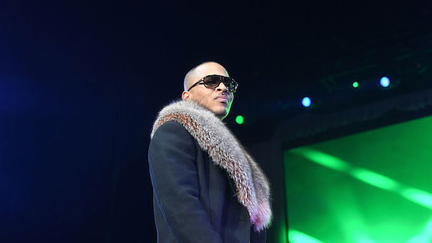 Rapper T.I. performs at the Great Xscape tour.