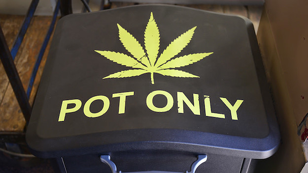 Weed bin